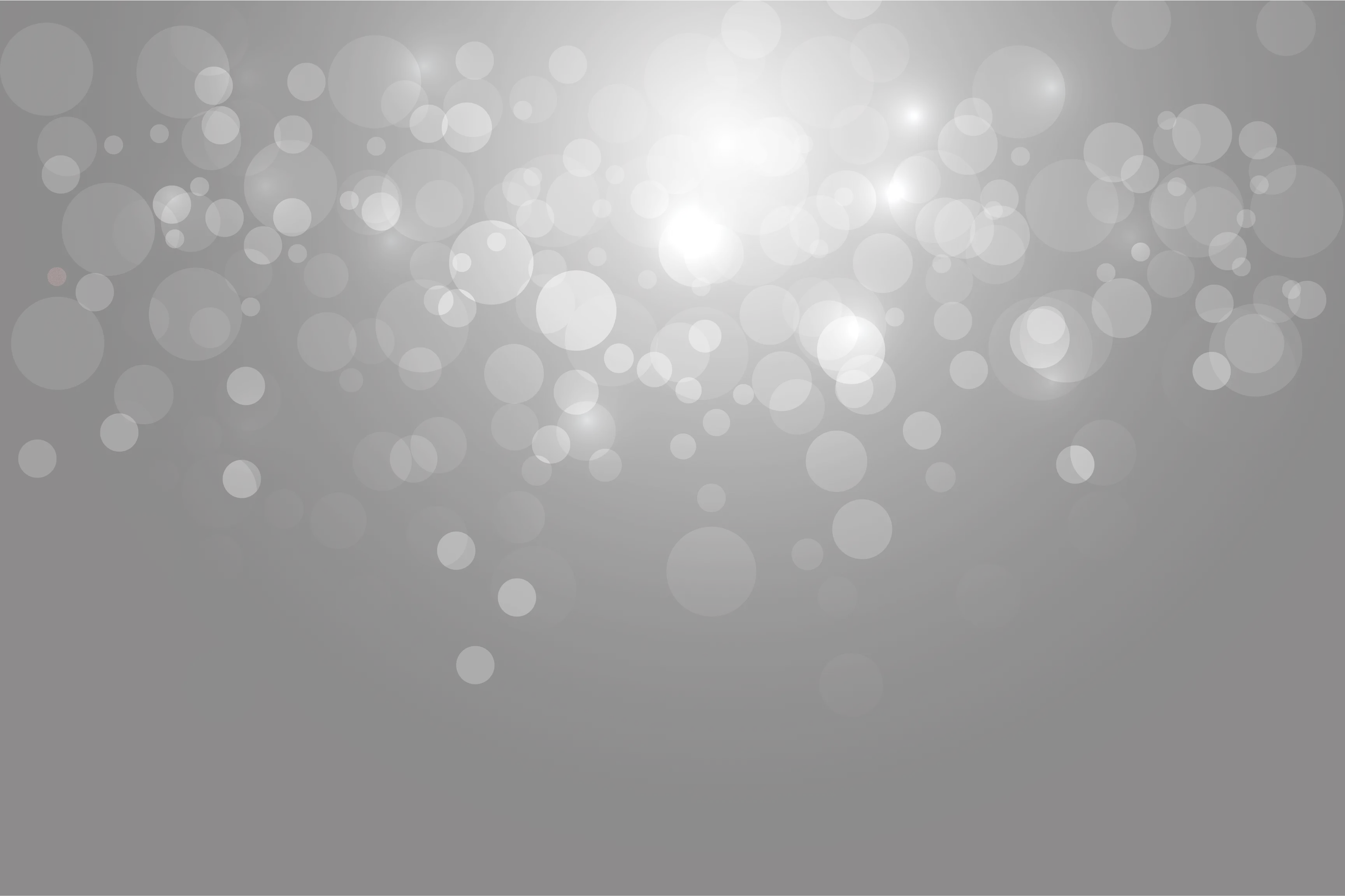 a black background with white circles